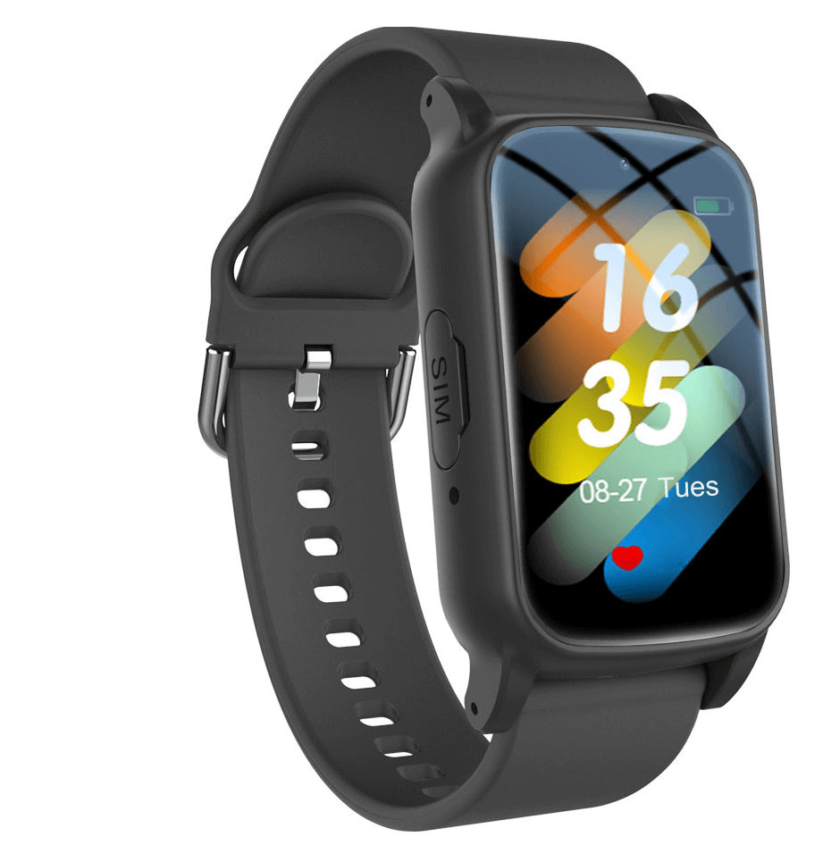 SOS-Uhr BodyID Slim Senior Pro schwarz