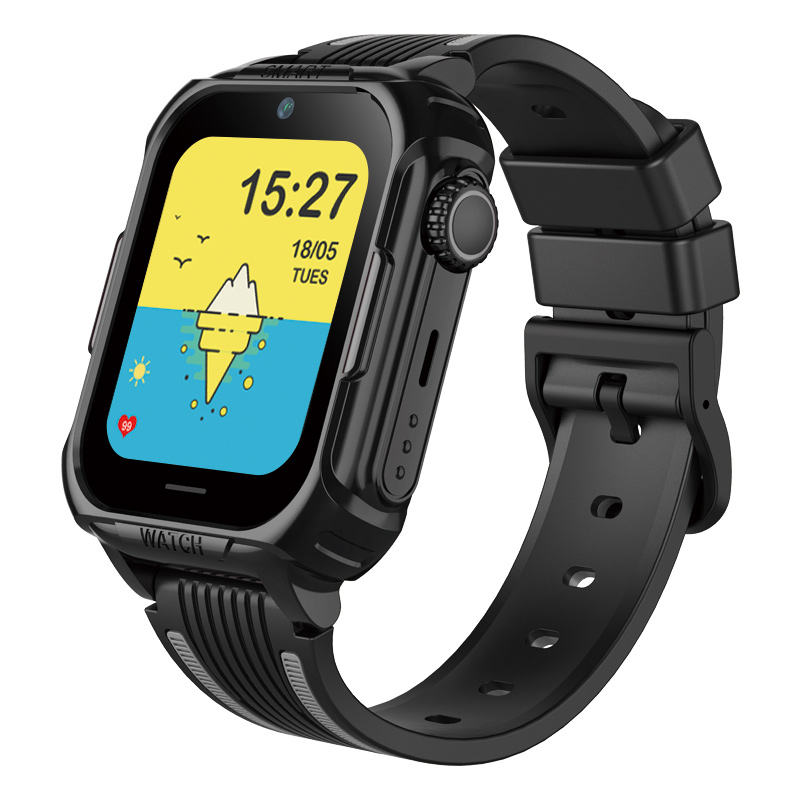 Orologio per bambini con GPS BodyGuard 5D - nero e grigio