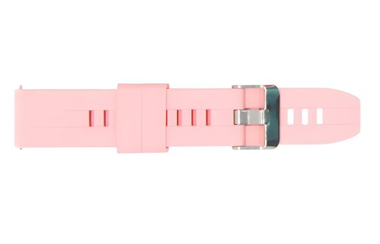 Velcro strap for BodyGuard watch, 20 mm, pink color