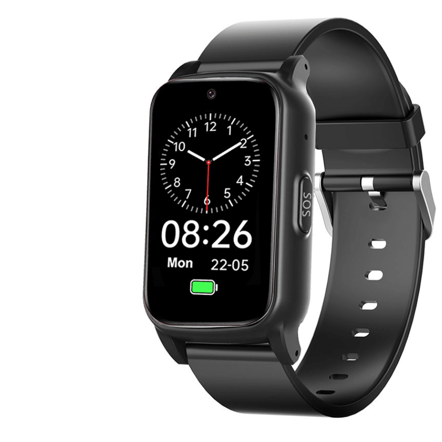 Reloj SOS BodyID Slim Senior Pro negro