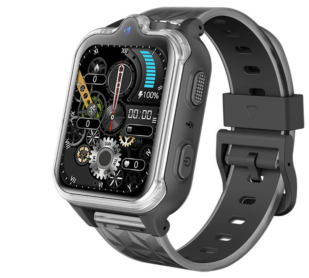 Dětské hodinky s GPS BodyID X Dual černé