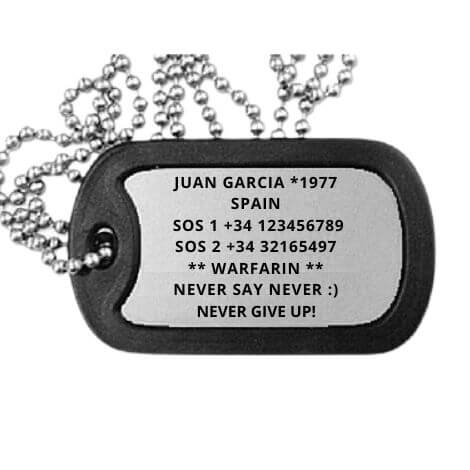 kids army dog tags