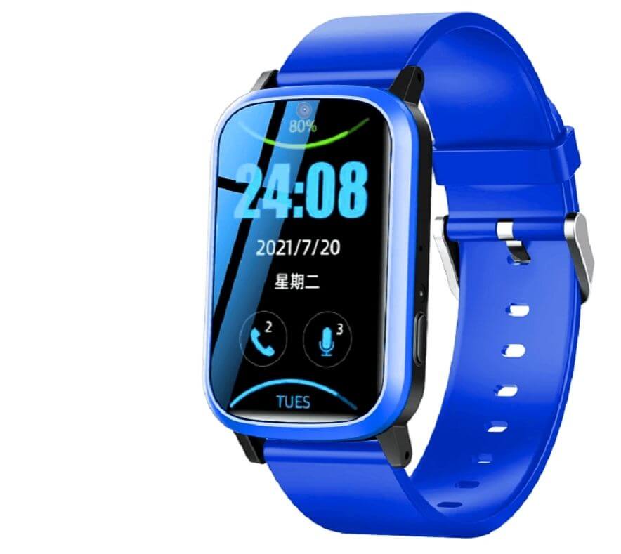 Kinderuhr mit GPS BodyGuard Slim X - 4G lila