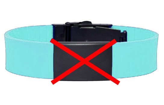 Elegant Black band with clasp color