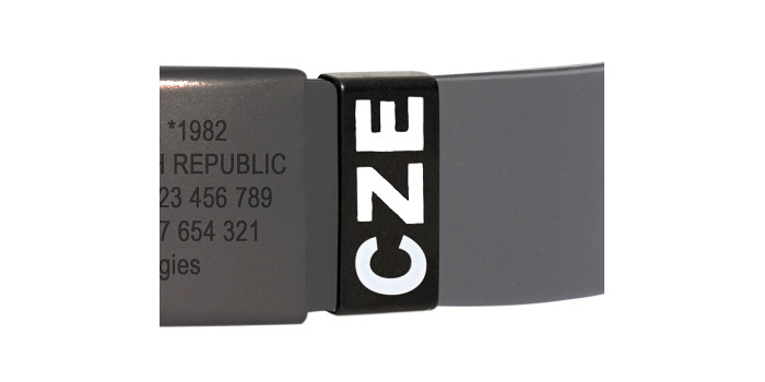 Znak Black pro 18 mm pásek color