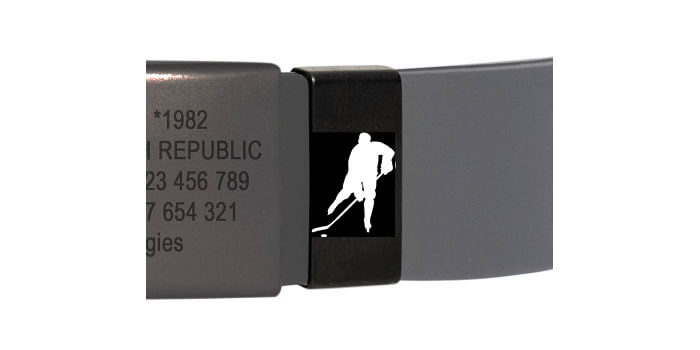 Black Badge for 18 mm Band color